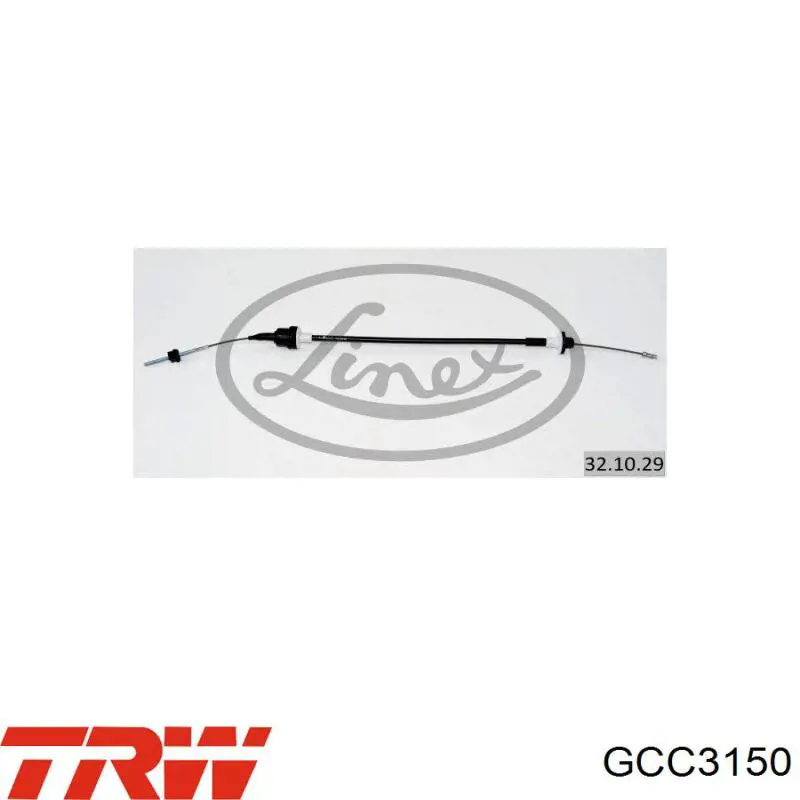 GCC3150 TRW трос зчеплення