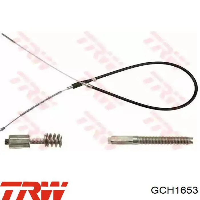 Трос ручного гальма задній, правий/лівий TRW GCH1653 ціна, від 6.76 USD