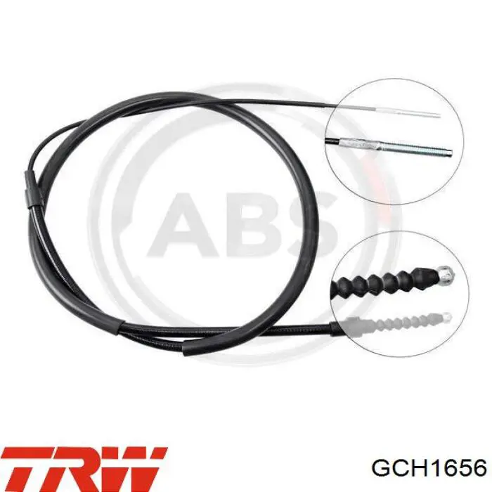 Трос ручного гальма задній, правий/лівий TRW GCH1656 ціна, від 7.55 USD