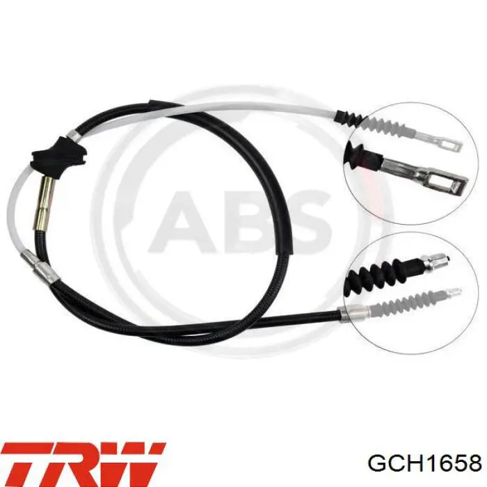 Купити GCH1658 TRW Трос ручного гальма задній, правий/лівий