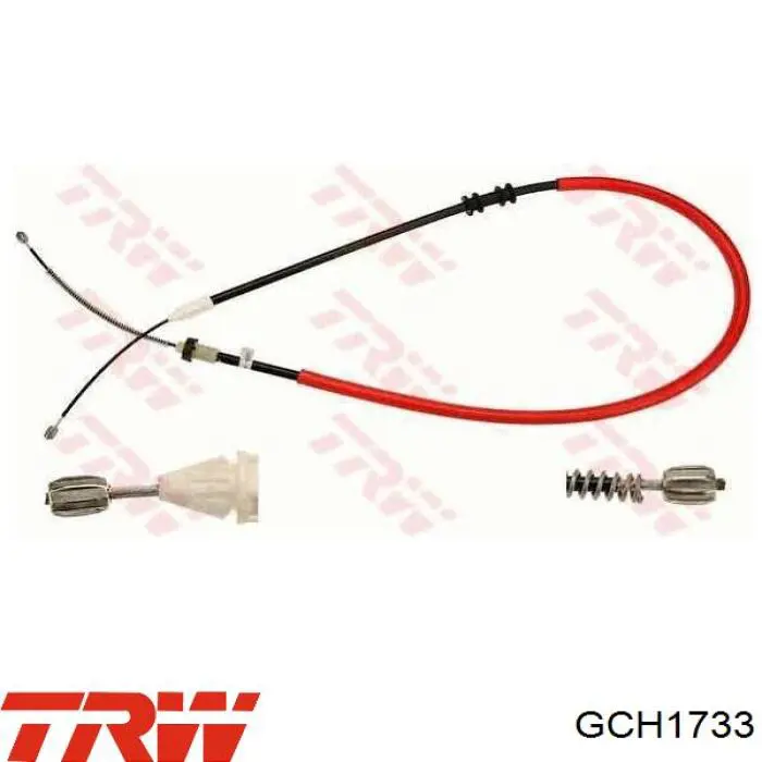 Купити GCH1733 TRW Трос ручного гальма задній, лівий