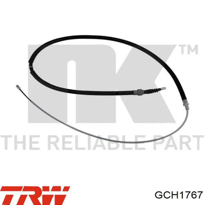 Трос ручного гальма задній, правий/лівий TRW GCH1767 ціна, від 7.18 USD