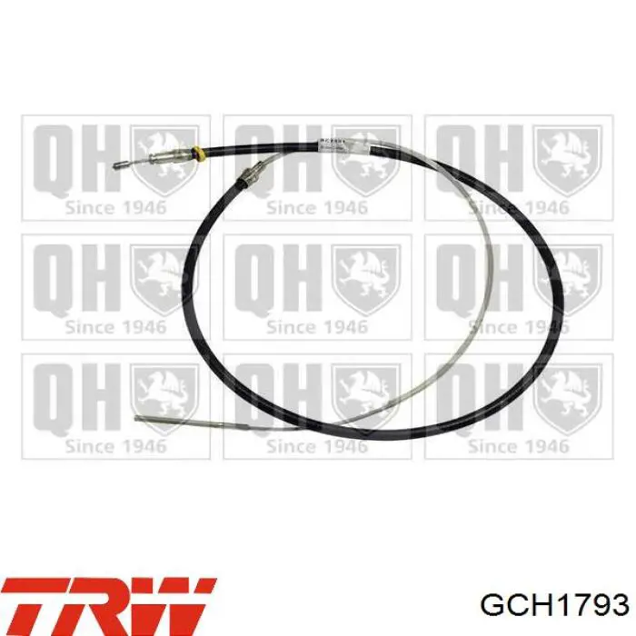 Трос ручного гальма задній, правий GCH1793 TRW
