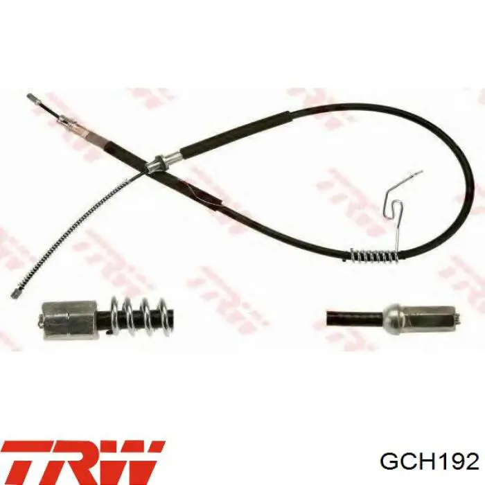 Трос стоянкового гальма передній Ford YC152853AE ціна, від 16.66 USD