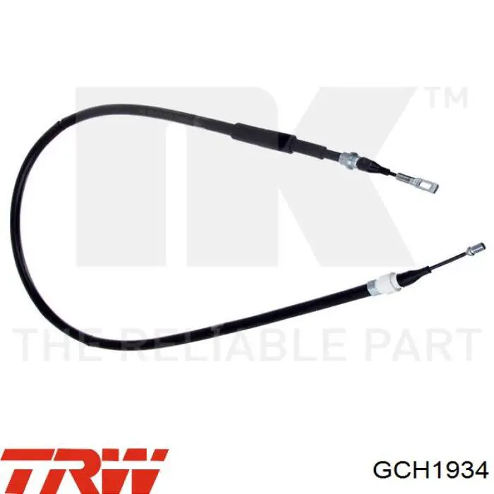Трос ручного гальма задній, правий/лівий TRW GCH1934 ціна, від 10.70 USD