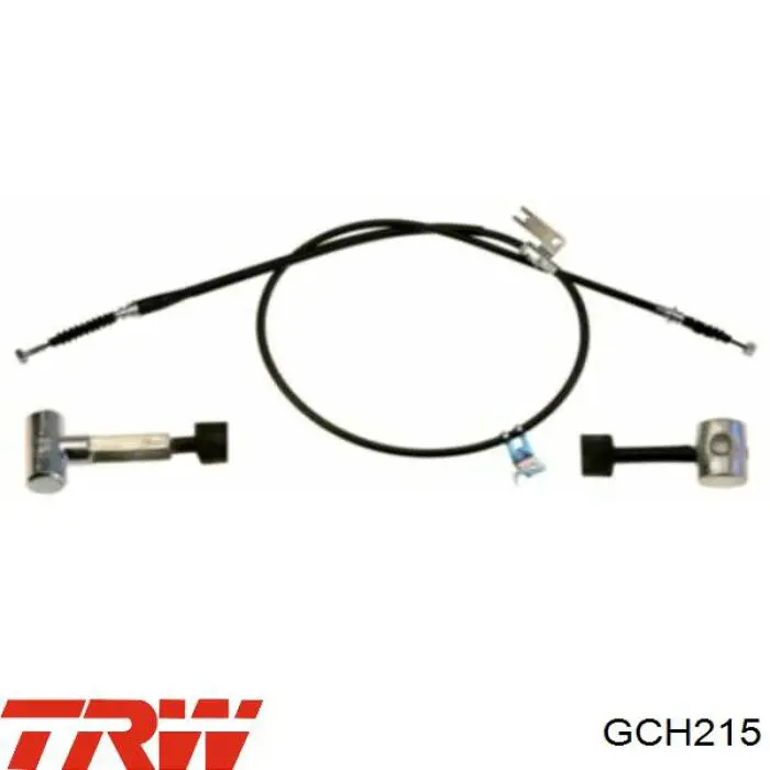 Купити GCH215 TRW Трос ручного гальма задній, правий