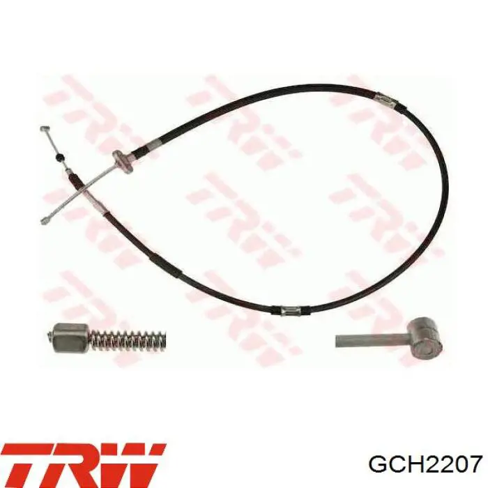 GCH2207 TRW Трос ручника задній лівий