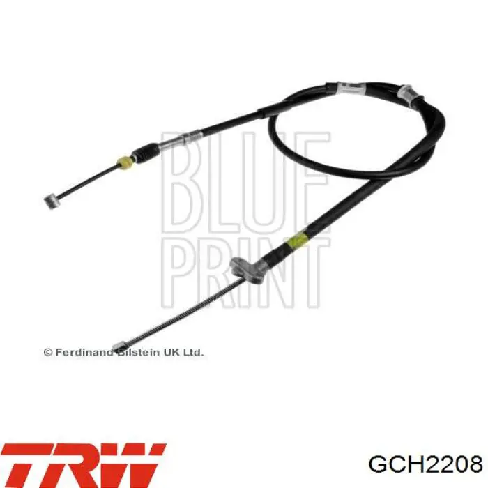 Трос стоянкового гальма задній правий Yazuka C72010 ціна, від 13.84 USD