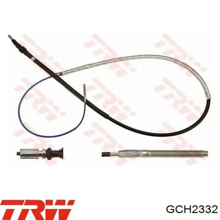 Купити GCH2332 TRW Трос ручного гальма задній, правий/лівий
