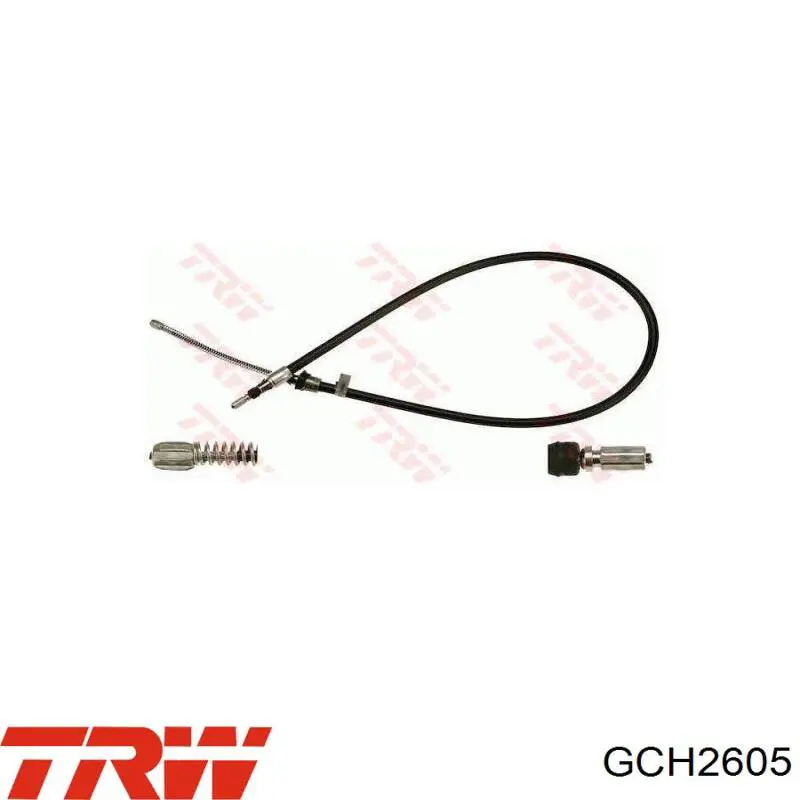 Купити GCH2605 TRW Трос ручного гальма задній, правий/лівий