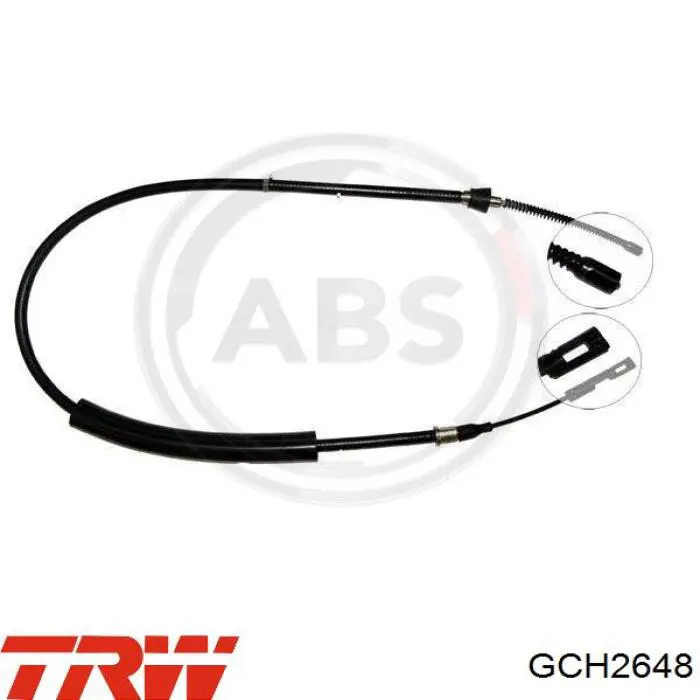 Купити GCH2648 TRW Трос ручного гальма задній, правий/лівий