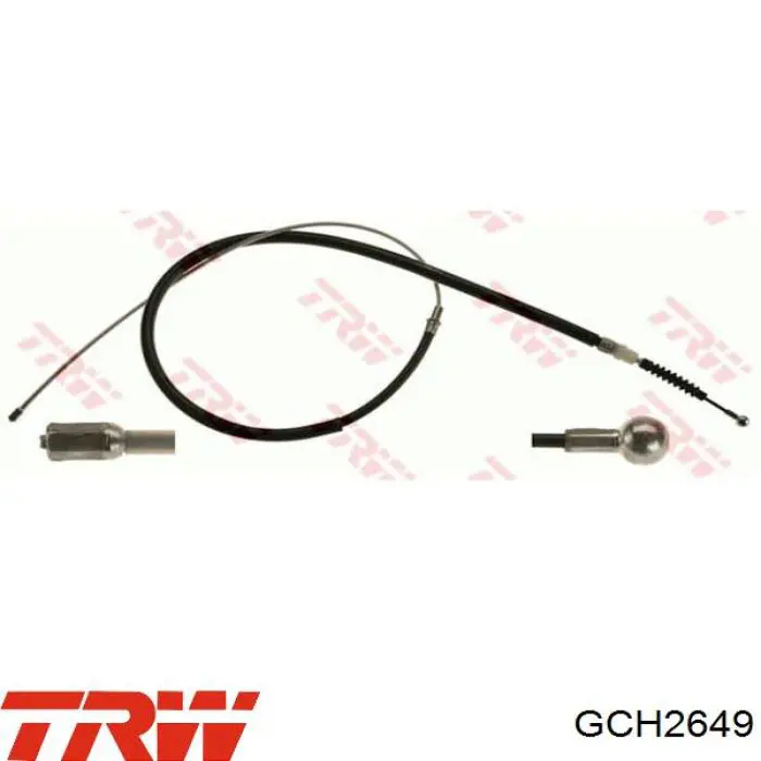 Купити GCH2649 TRW Трос ручного гальма задній, правий/лівий