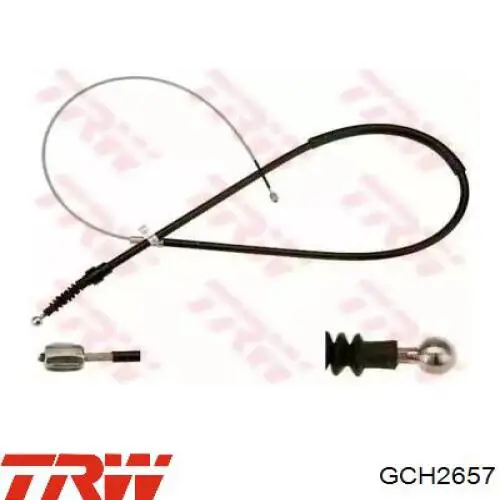 Трос ручного гальма задній, правий/лівий TRW GCH2657 ціна, від 8.82 USD