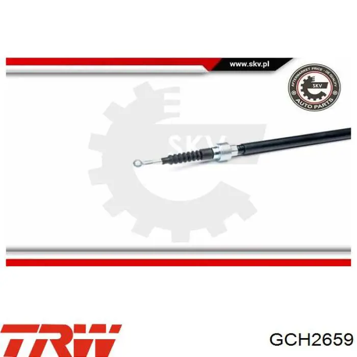 Купити GCH2659 TRW Трос ручного гальма задній, правий/лівий