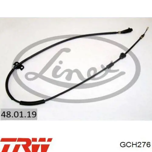 Трос ручного гальма задній, правий/лівий Linex 480118 ціна, від 24.86 USD
