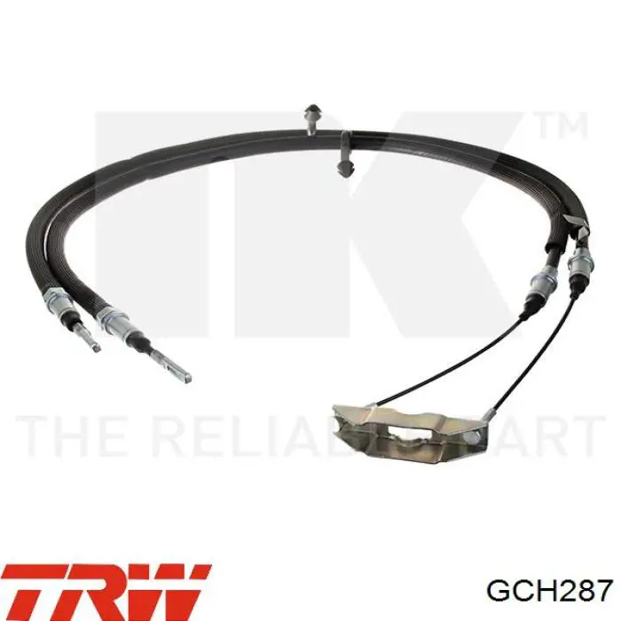 Трос ручного гальма задній, правий/лівий TRW GCH287 ціна, від 22.58 USD