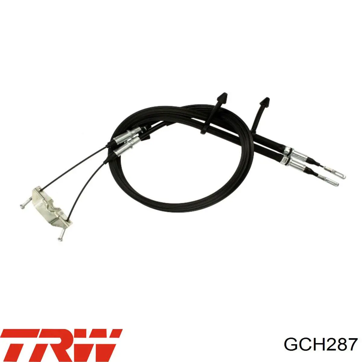 GCH287 TRW Трос ручного гальма задній, правий/лівий