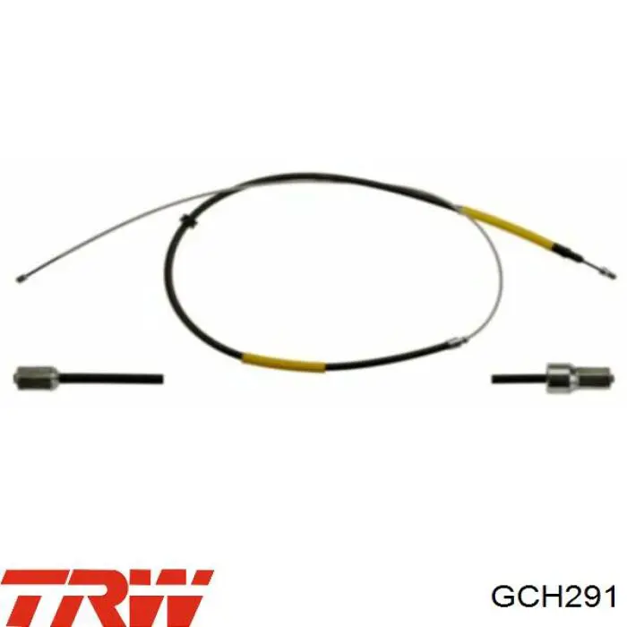 Трос ручного гальма задній, правий/лівий TRW GCH291 ціна, від 23.86 USD