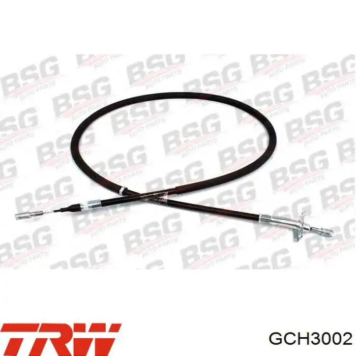 Трос ручного гальма задній, правий/лівий TRW GCH3002 ціна, від 13.26 USD