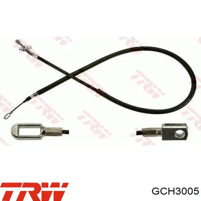 Купити GCH3005 TRW Трос ручного гальма задній, правий
