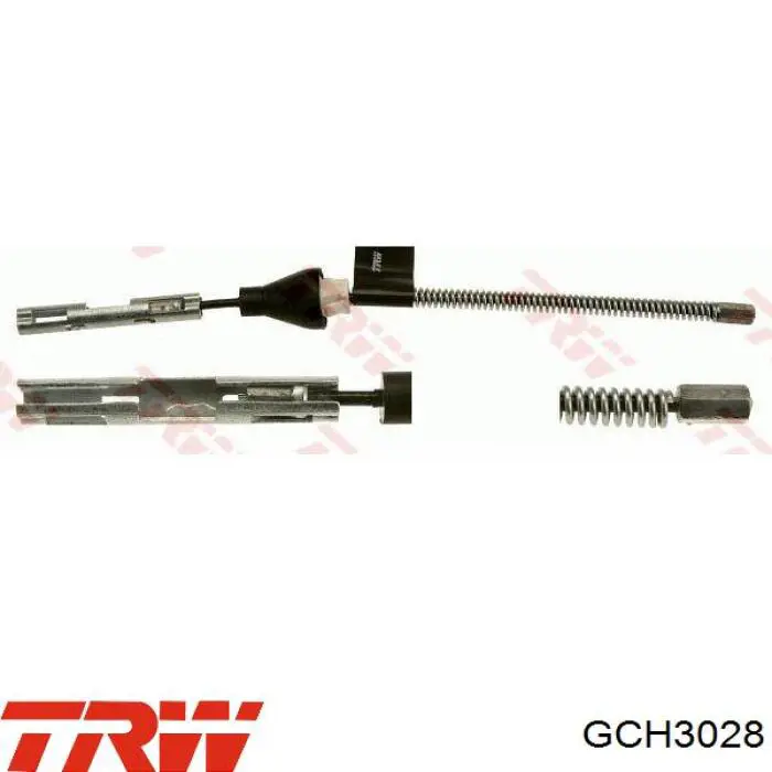Купити GCH3028 TRW Трос ручного гальма задній, правий/лівий