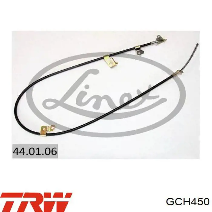 Купити BC224 Japan Parts Трос ручного гальма задній, правий