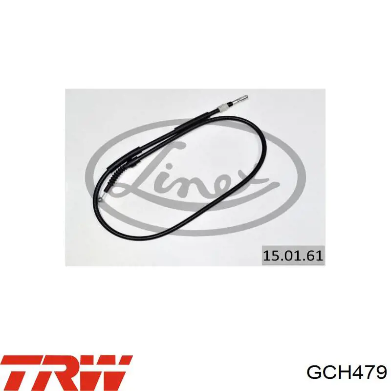 Купити 1987482874 Bosch Трос ручного гальма задній, правий/лівий