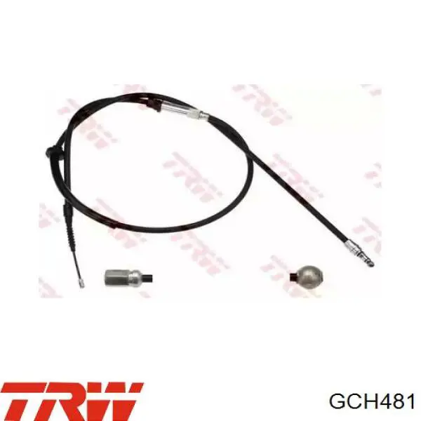Трос ручного гальма задній, правий/лівий TRW GCH481 ціна, від 27.87 USD