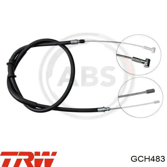 Трос ручного гальма задній, правий/лівий TRW GCH483 ціна, від 8.88 USD