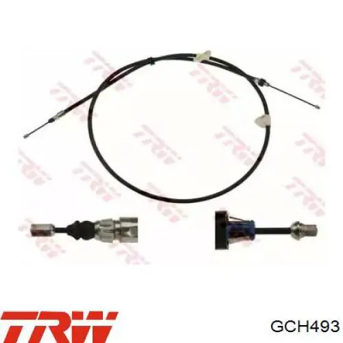 Трос стоянкового гальма задній лівий TRW GCH493 ціна, від 17.14 USD