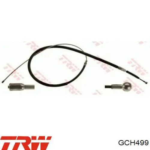 Трос ручного гальма задній, правий/лівий TRW GCH499 ціна, від 11.85 USD