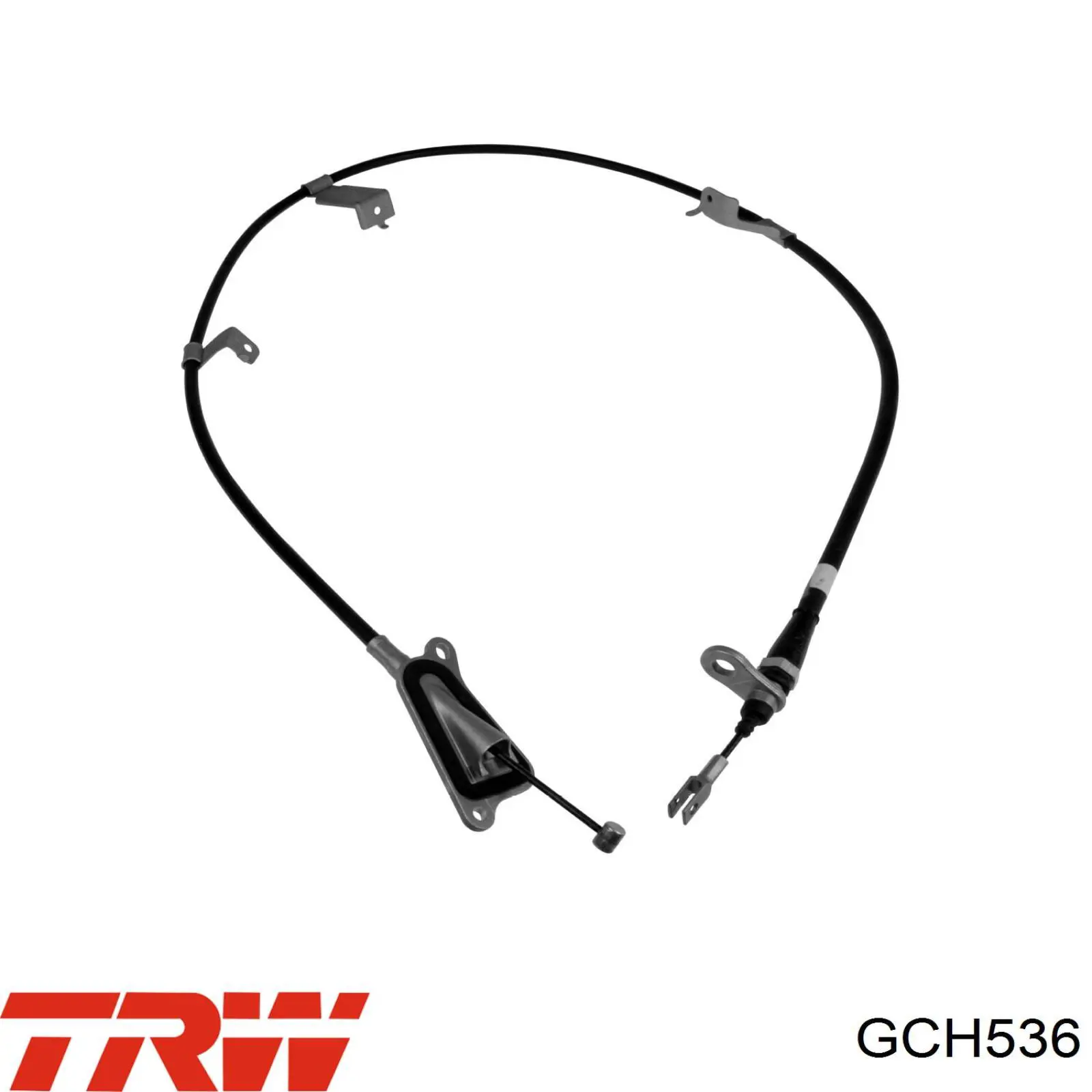 Купити GCH536 TRW Трос ручного гальма задній, лівий