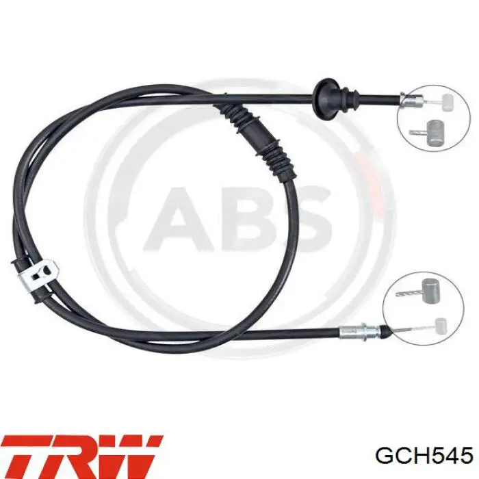 Купити GCH545 TRW Трос ручного гальма задній, лівий