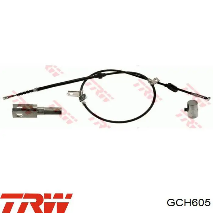 Купити GCH605 TRW Трос ручного гальма задній, правий