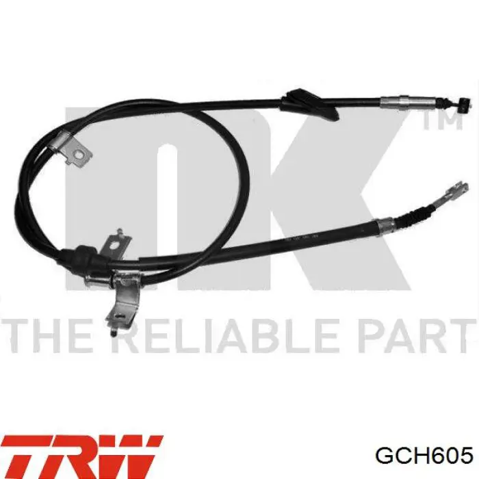GCH605 TRW Трос стоянкового гальма задній правий