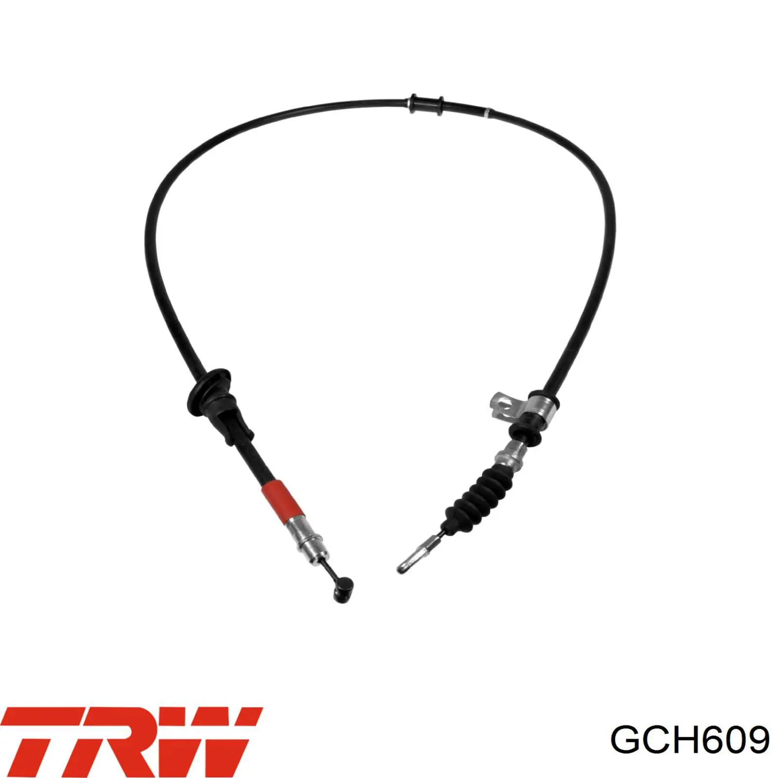 GCH609 TRW Трос ручного гальма задній, лівий