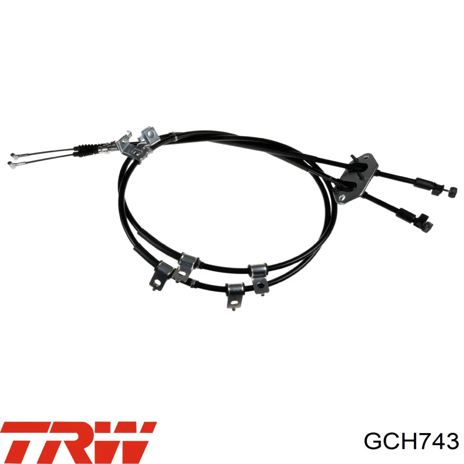 Трос ручного гальма задній, правий/лівий TRW GCH743 ціна, від 29.26 USD