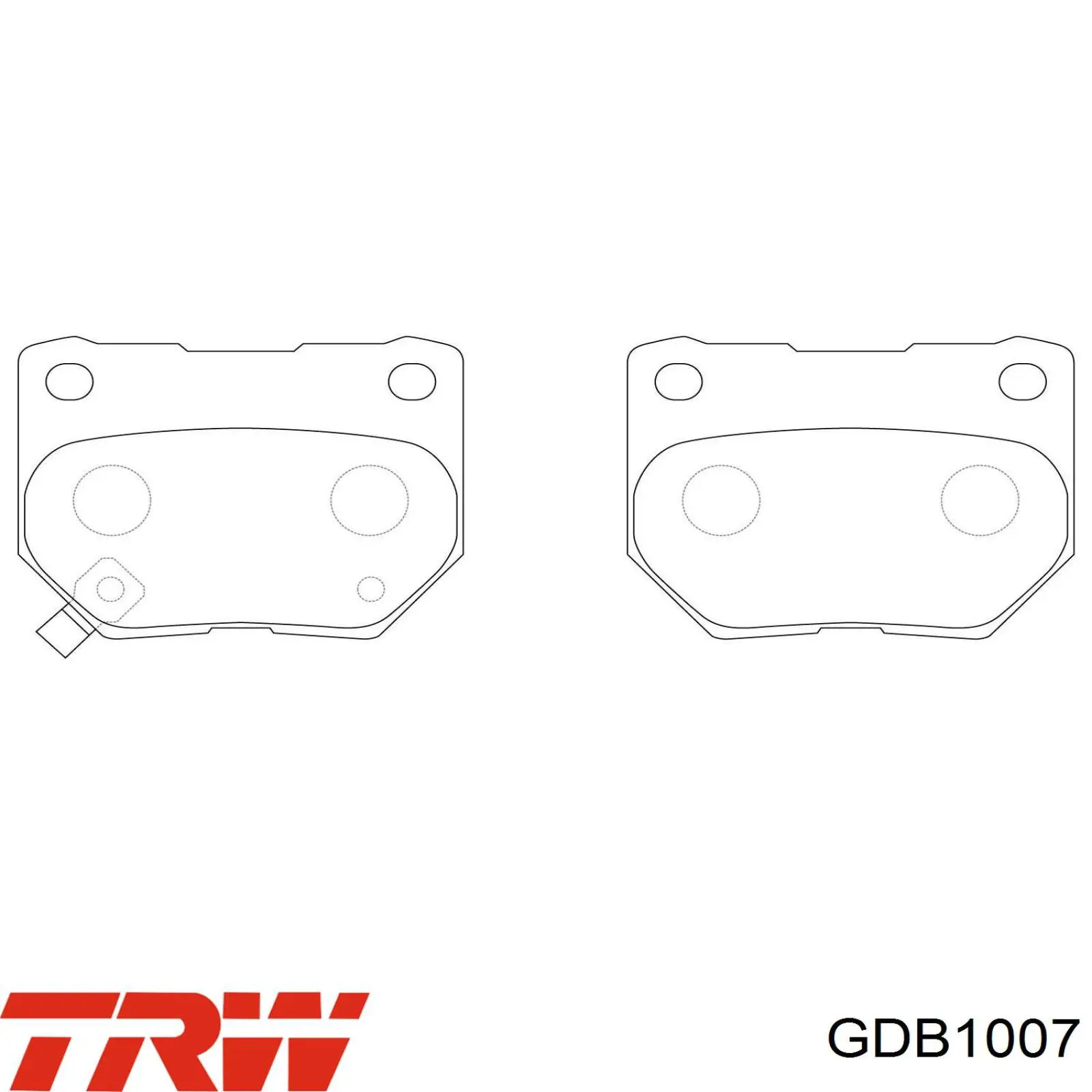 Задні гальмівні колодки ADN14239 Blue Print