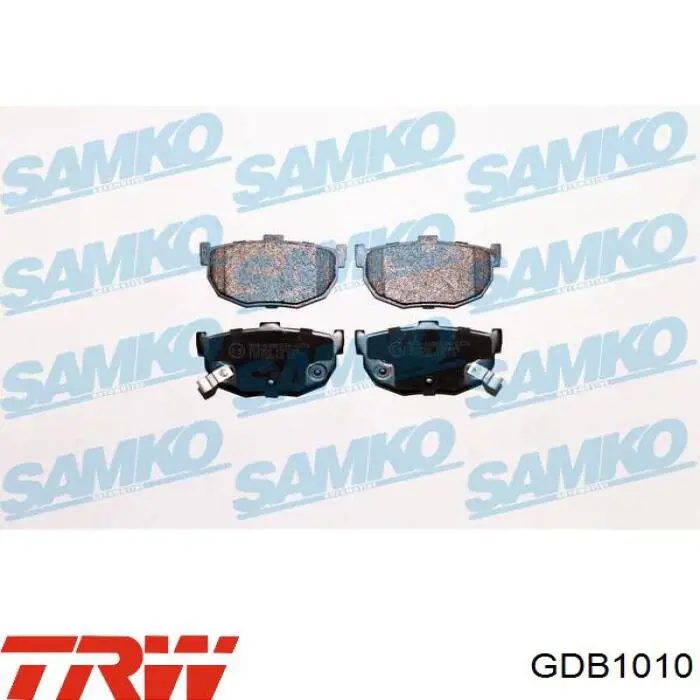 Задні гальмівні колодки TRW GDB1010 ціна, від 13.58 USD