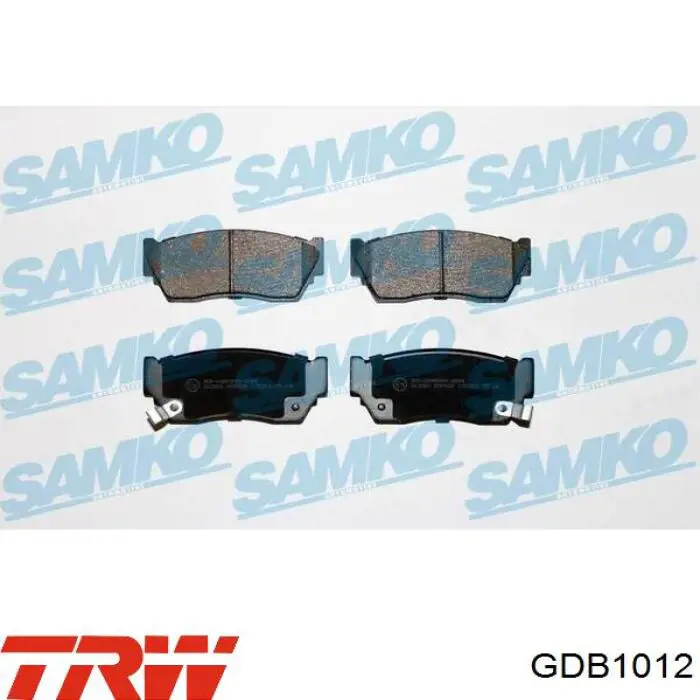 Гальмівні колодки TRW GDB1012 ціна, від 16.51 USD