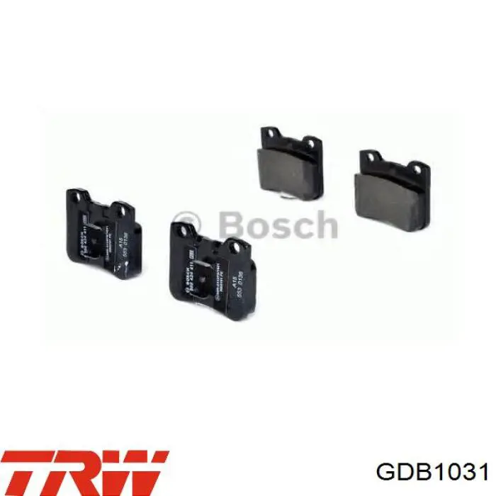 Тормозні колодки TRW GDB1031