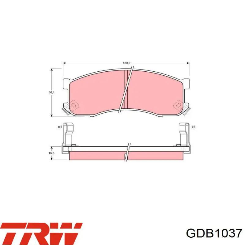 Гальмівні колодки Ferodo FDB939 ціна, від 14.12 USD