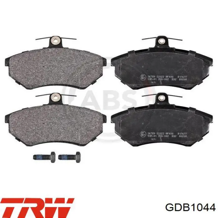 Передні тормозні колодки GDB1044 TRW