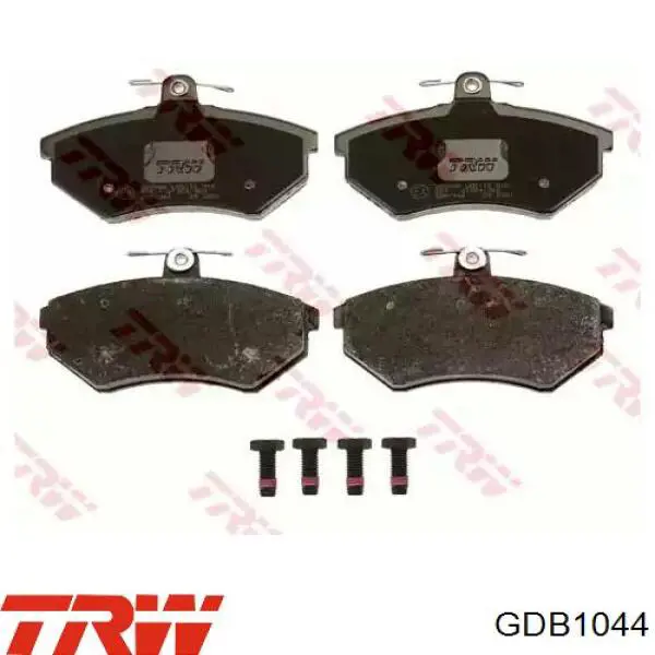 GDB1044 TRW колодки гальмівні передні, дискові