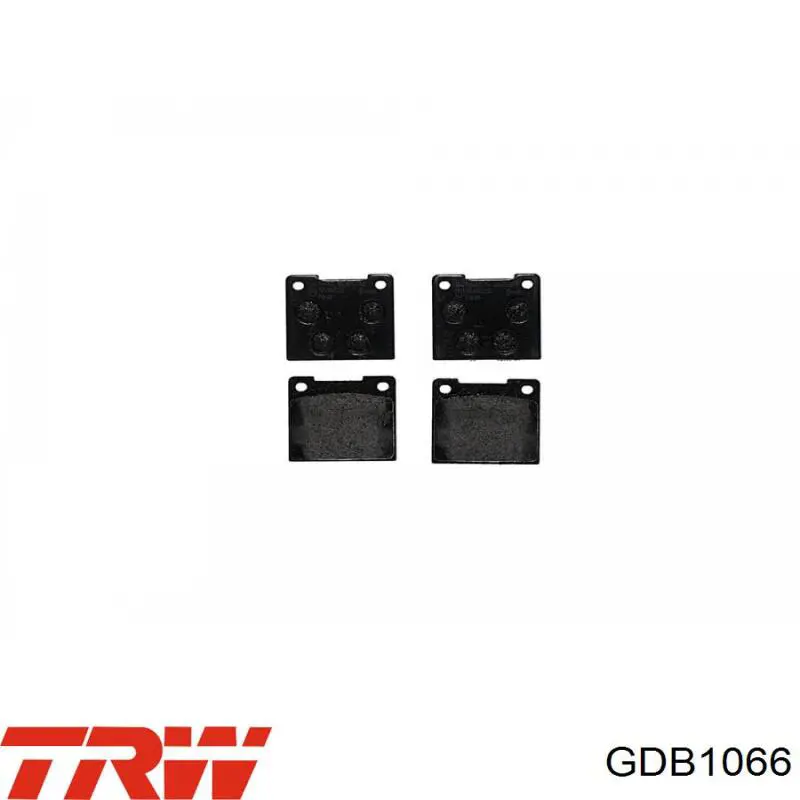 Задні гальмівні колодки TRW GDB1066 ціна, від 15.64 USD