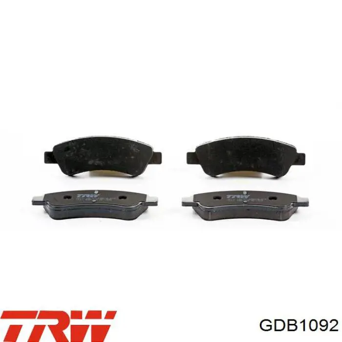 GDB1092 TRW Передні гальмівні колодки