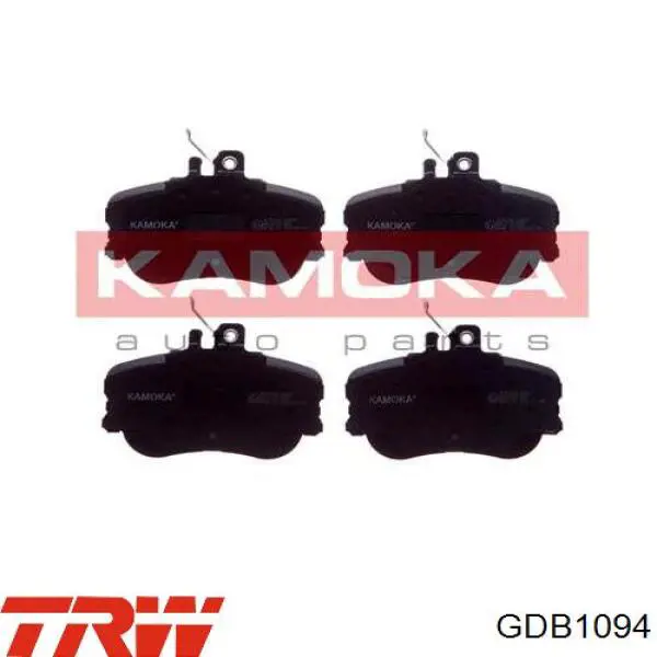 GDB1094 TRW Передні гальмівні колодки