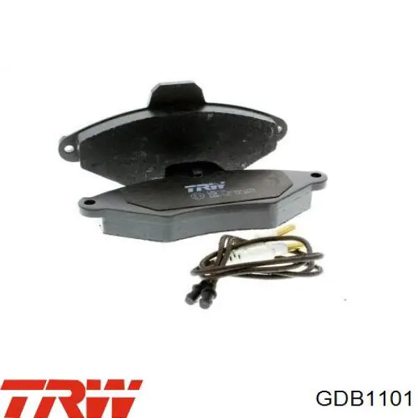 Передні тормозні колодки GDB1101 TRW