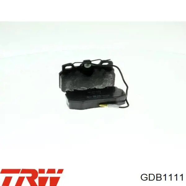 GDB1111 TRW колодки гальмівні передні, дискові