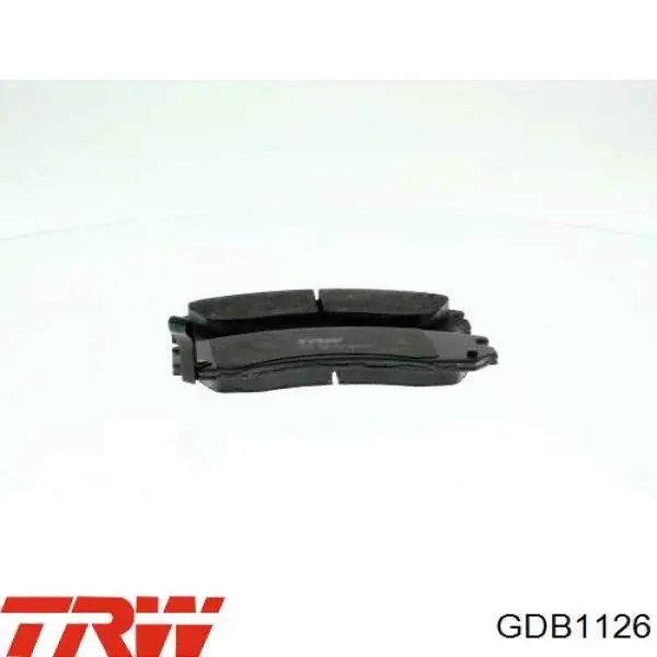 GDB1126 TRW колодки гальмівні передні, дискові
